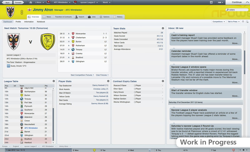 Football Manager 2012 - screenshot 20