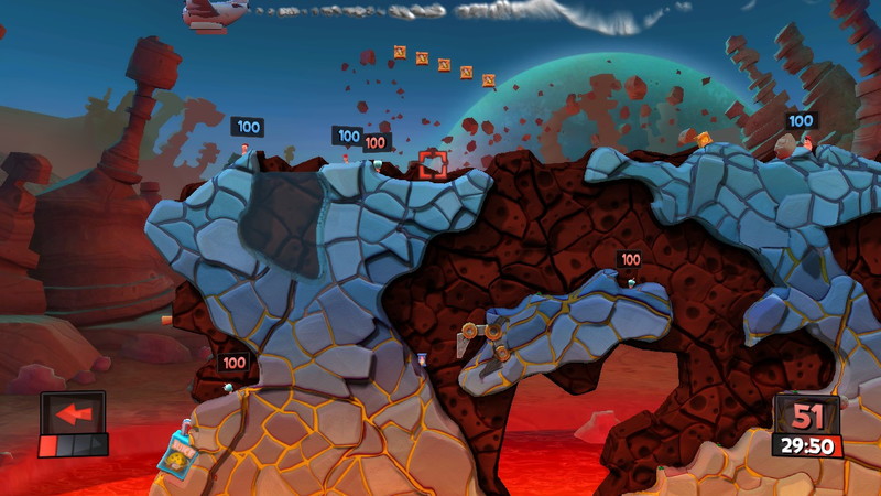Worms Revolution: Mars Pack - screenshot 5