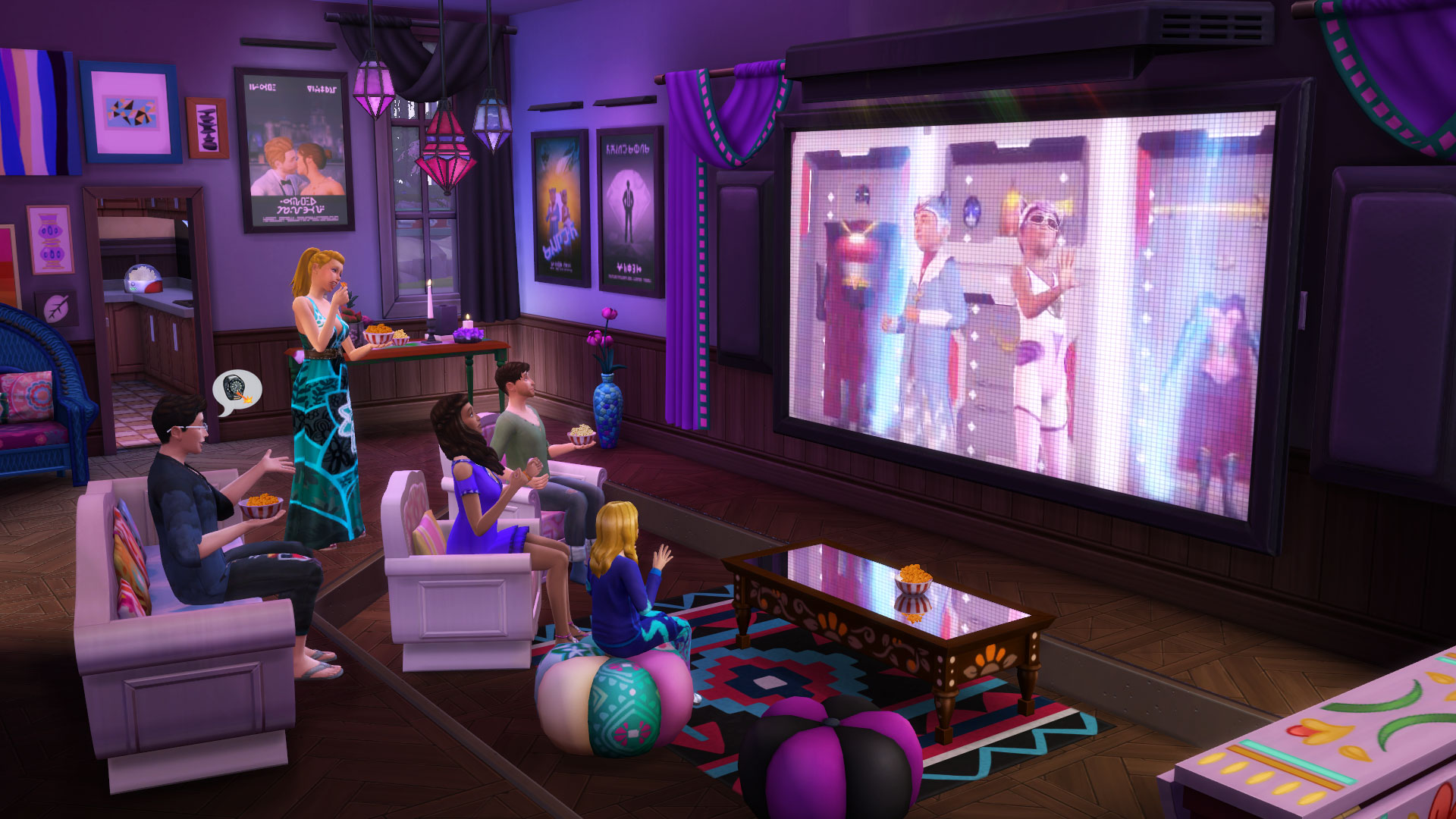 The Sims 4: Movie Hangout Stuff - screenshot 2