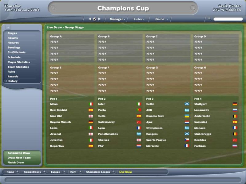 Football Manager 2005 - screenshot 1