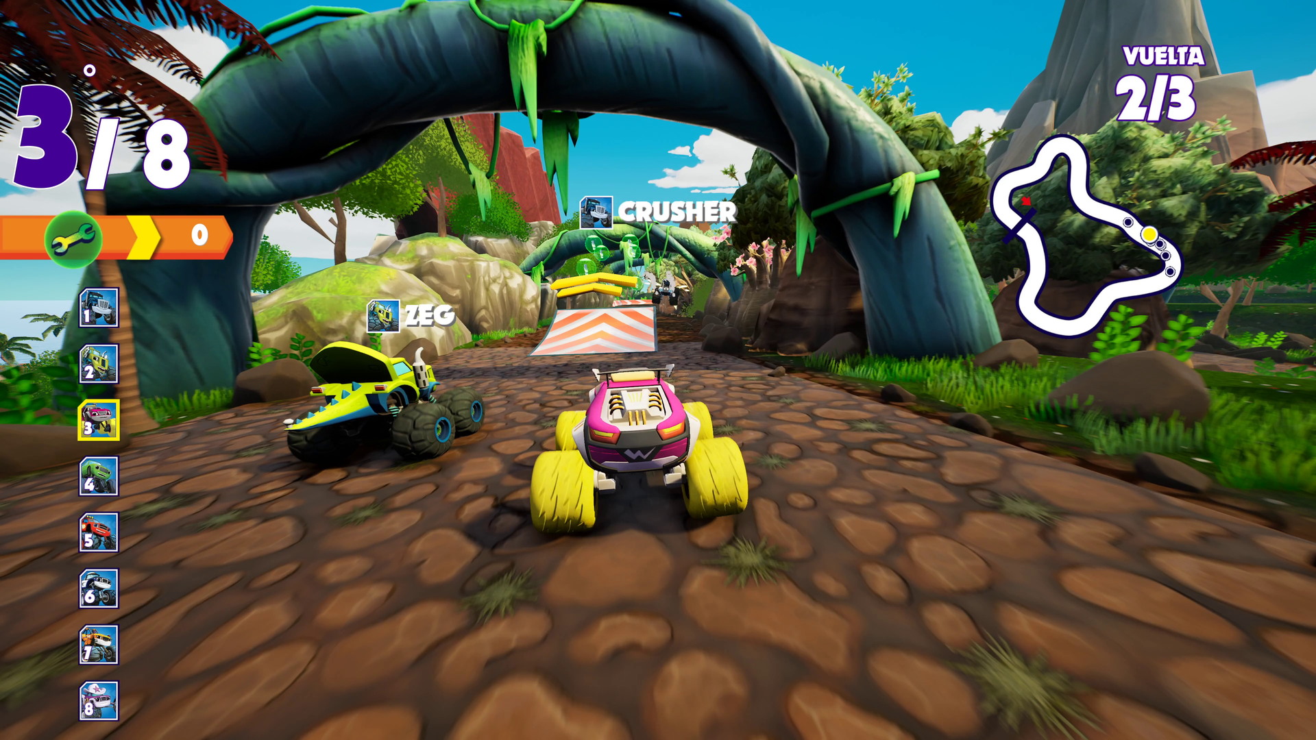 Blaze and the Monster Machines: Axle City Racers - screenshot 1