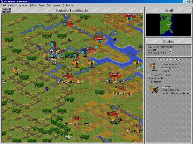 Civilization 2: Conflicts in Civilization Scenarios - screenshot 1