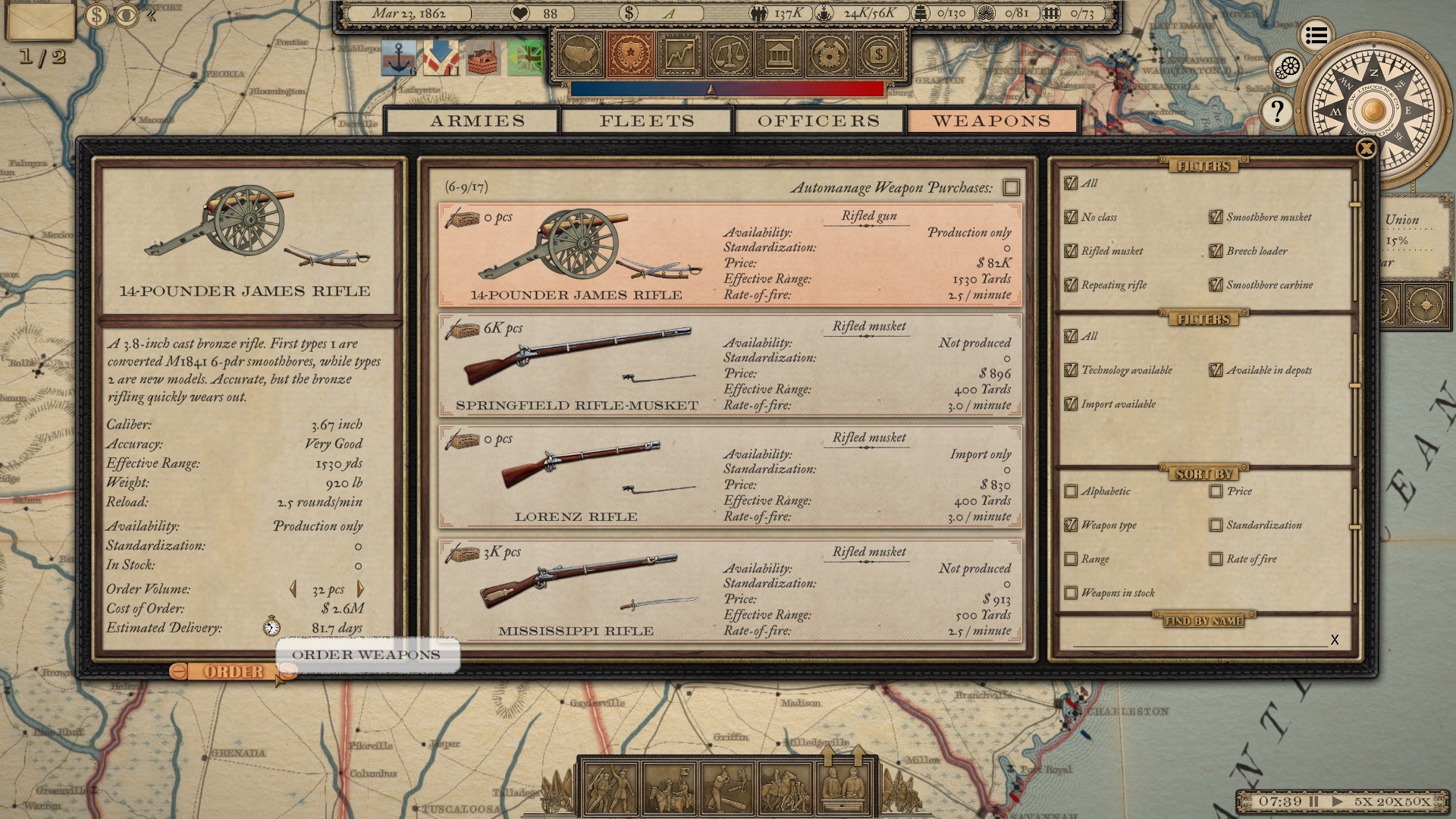 Grand Tactician: The Civil War (1861-1865) - screenshot 14