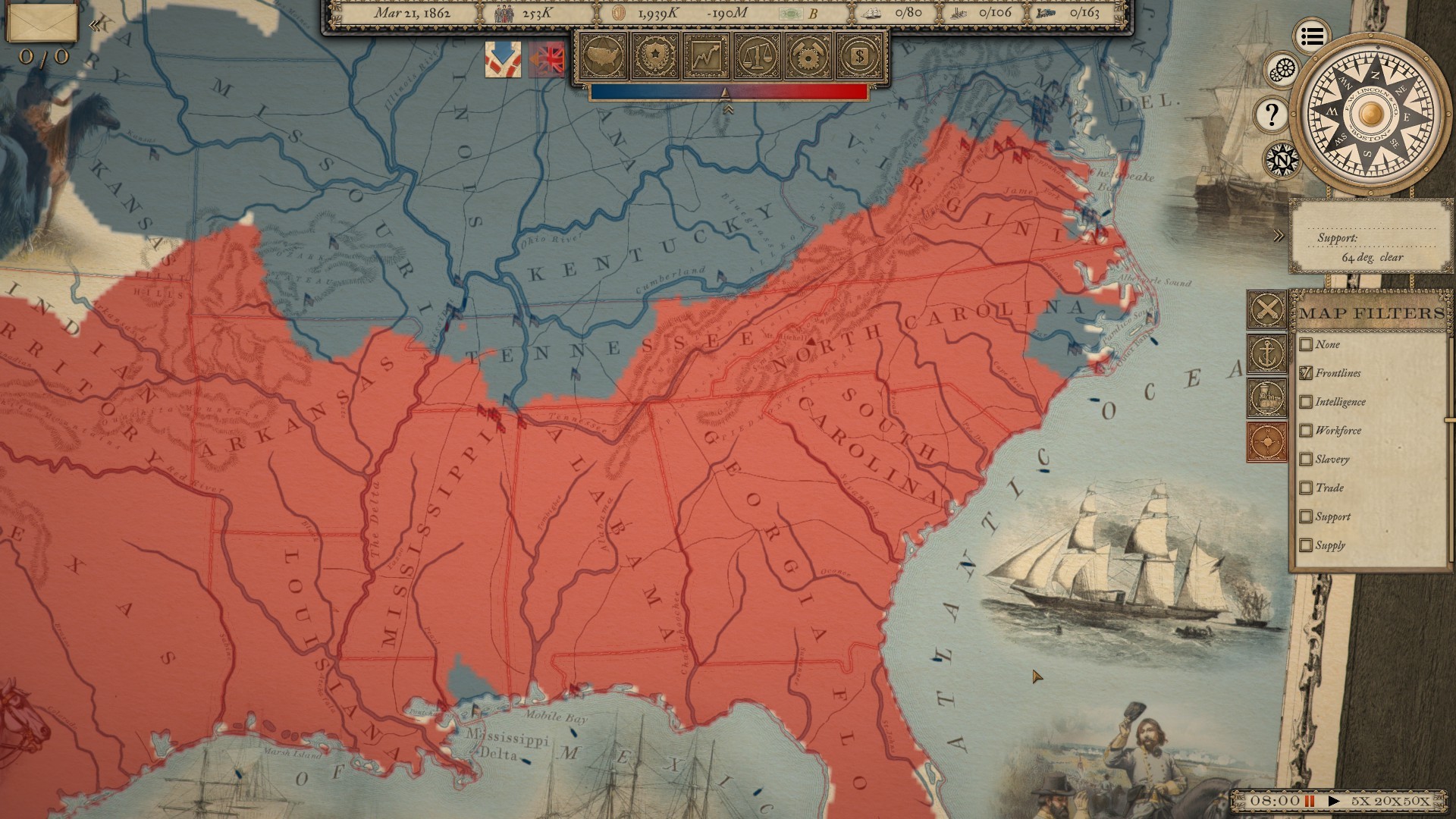 Grand Tactician: The Civil War (1861-1865) - screenshot 2