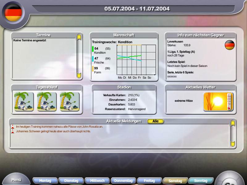 Anstoss 2005 - screenshot 2
