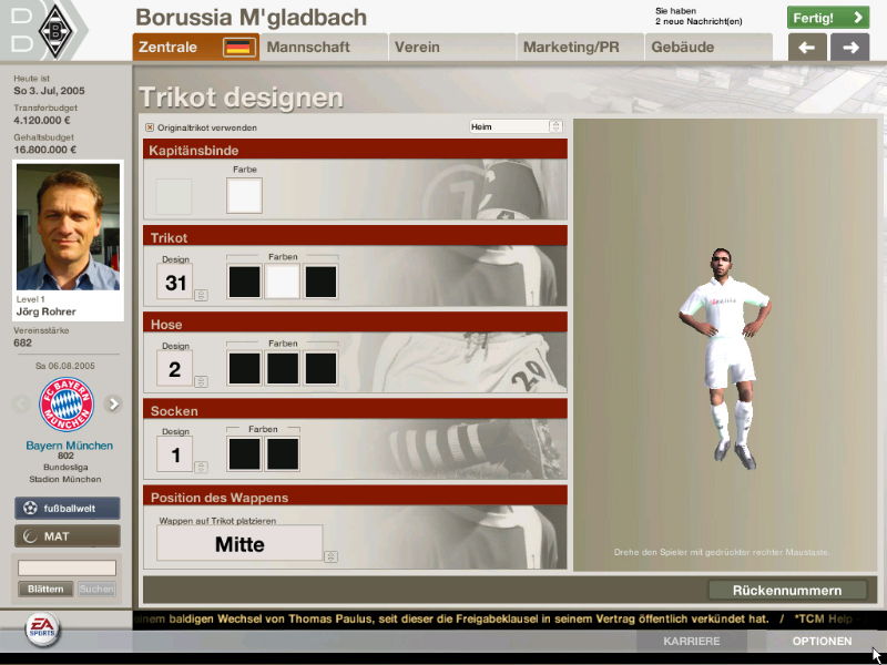 FIFA Manager 06 - screenshot 16