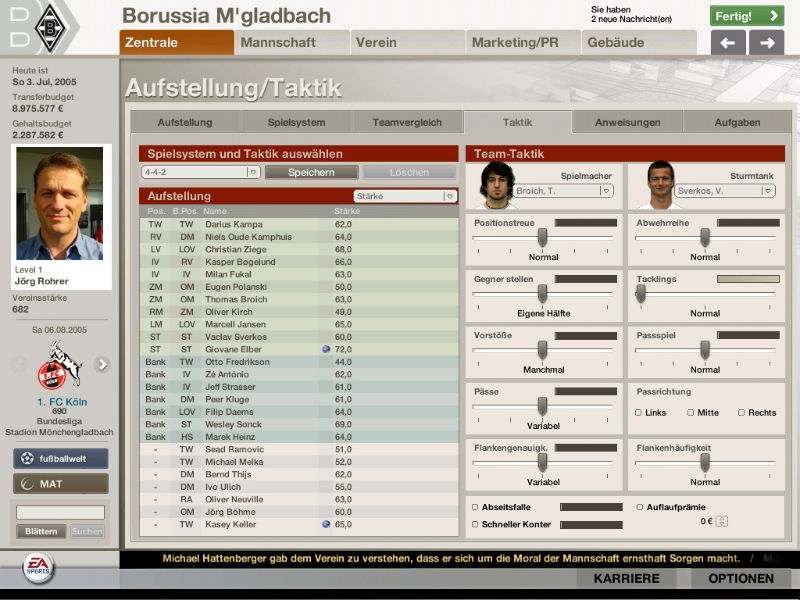 FIFA Manager 06 - screenshot 2