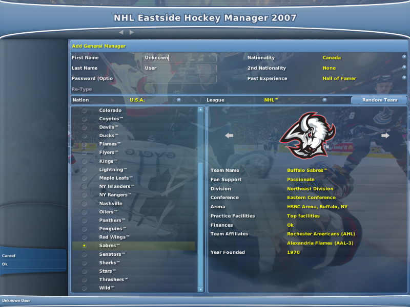 NHL Eastside Hockey Manager 2007 - screenshot 10