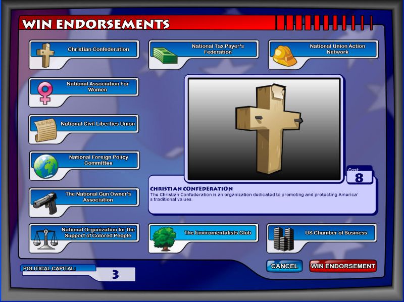 The Political Machine - screenshot 9