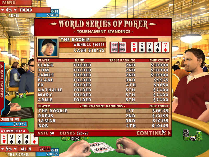 World Series of Poker - screenshot 4