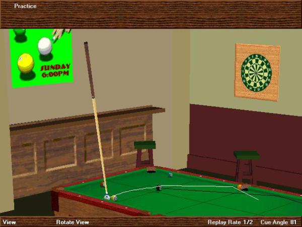 Virtual Pool 2 - screenshot 1