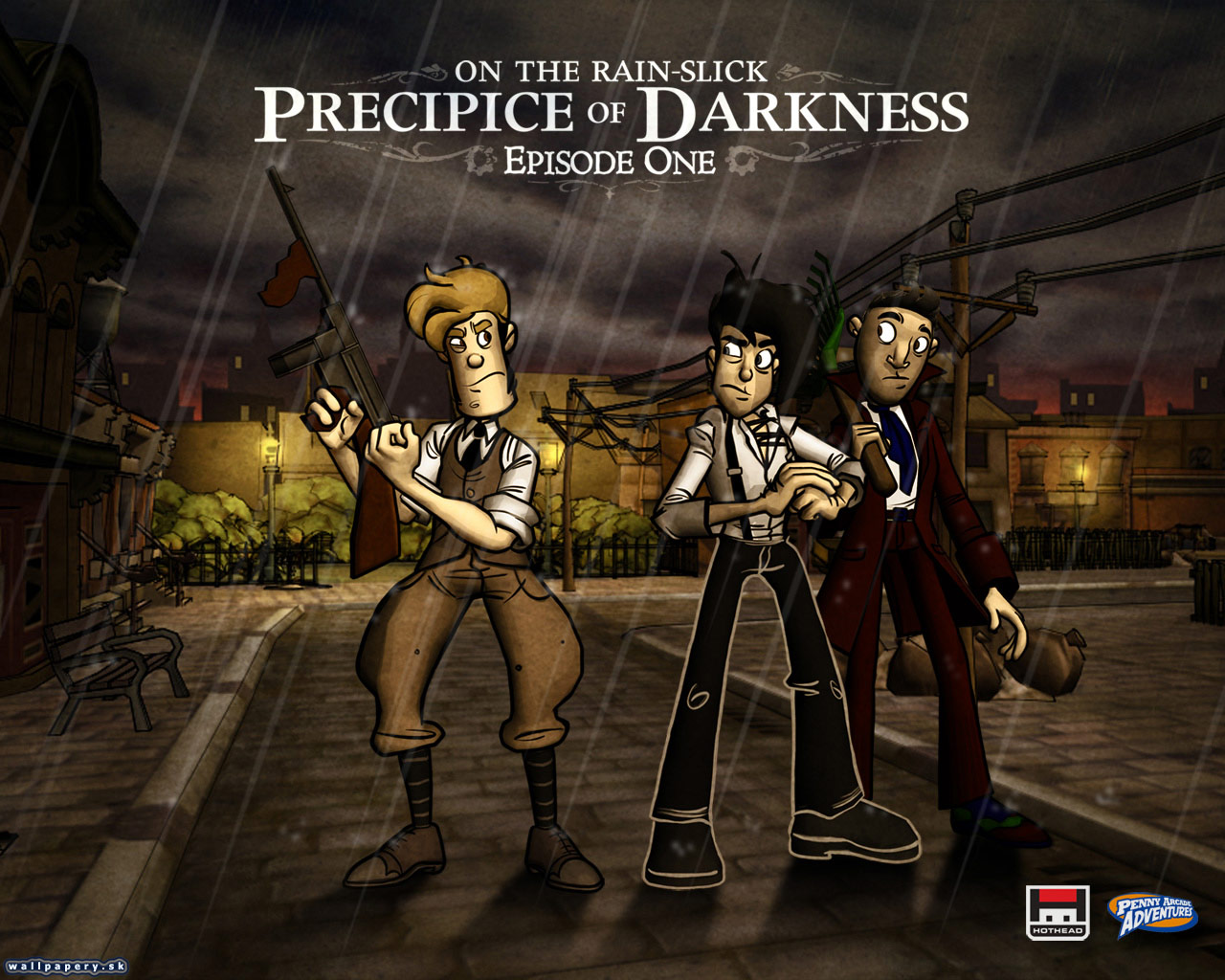 On The Rain-Slick: Precipice of Darkness - Episode One - wallpaper 3