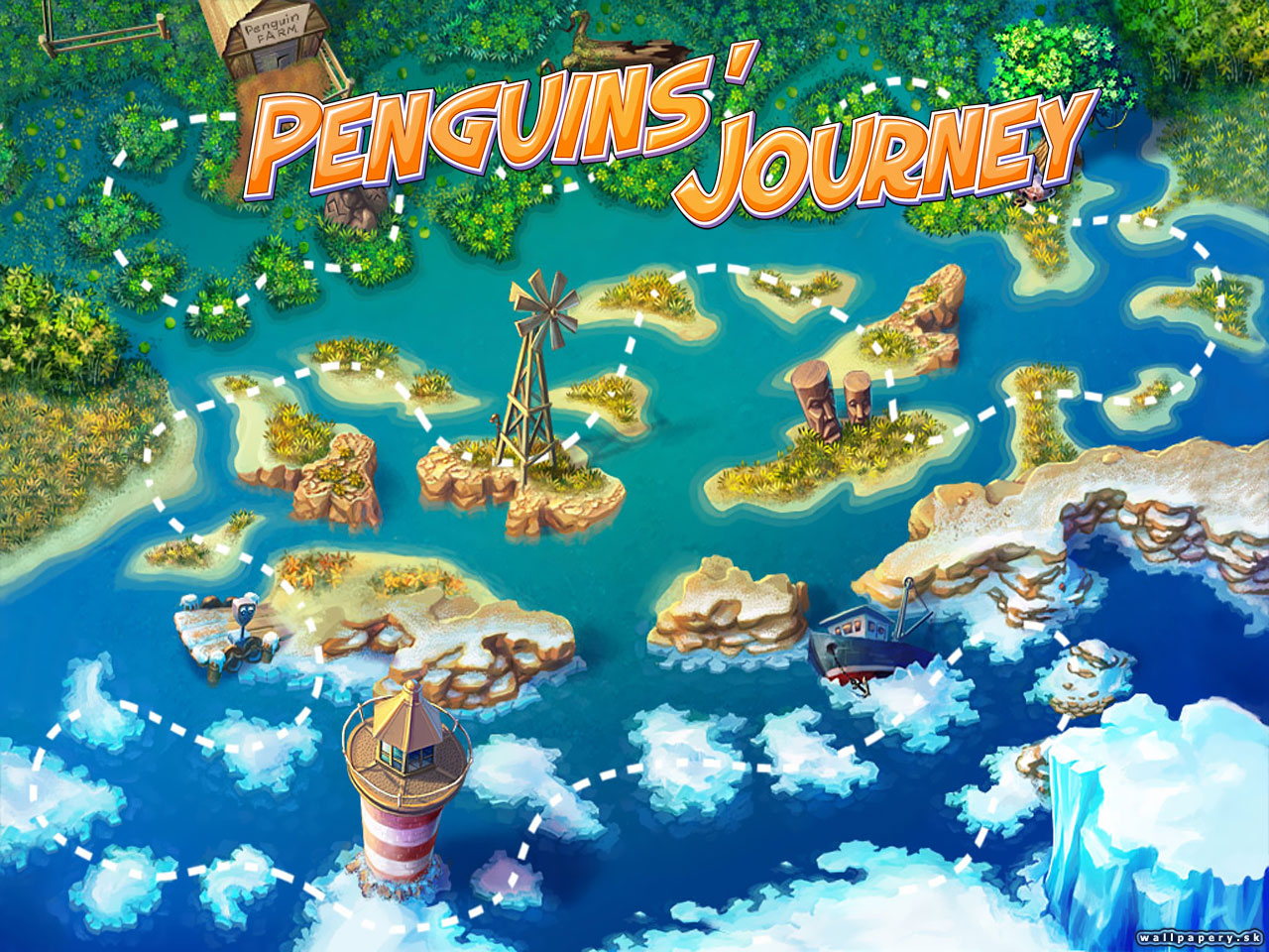Penguins' Journey - wallpaper 4