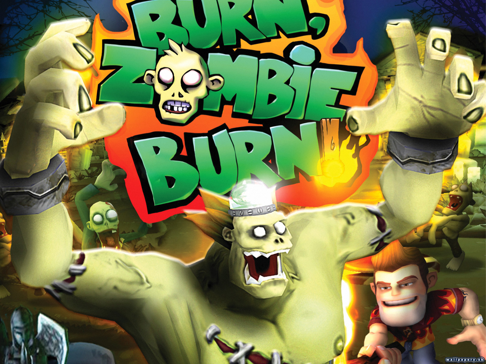 Burn Zombie Burn - wallpaper 3
