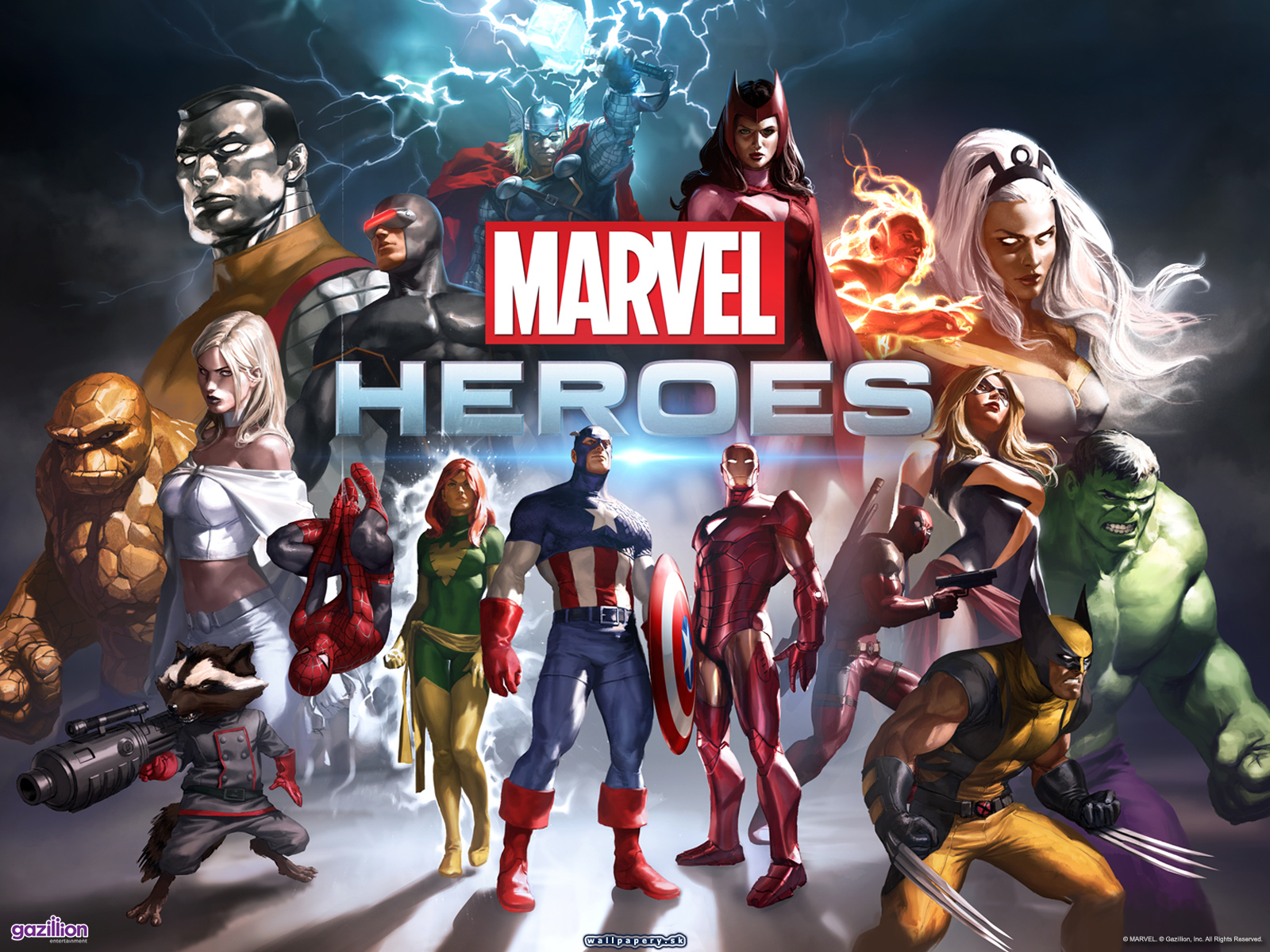 Marvel Heroes - wallpaper 6