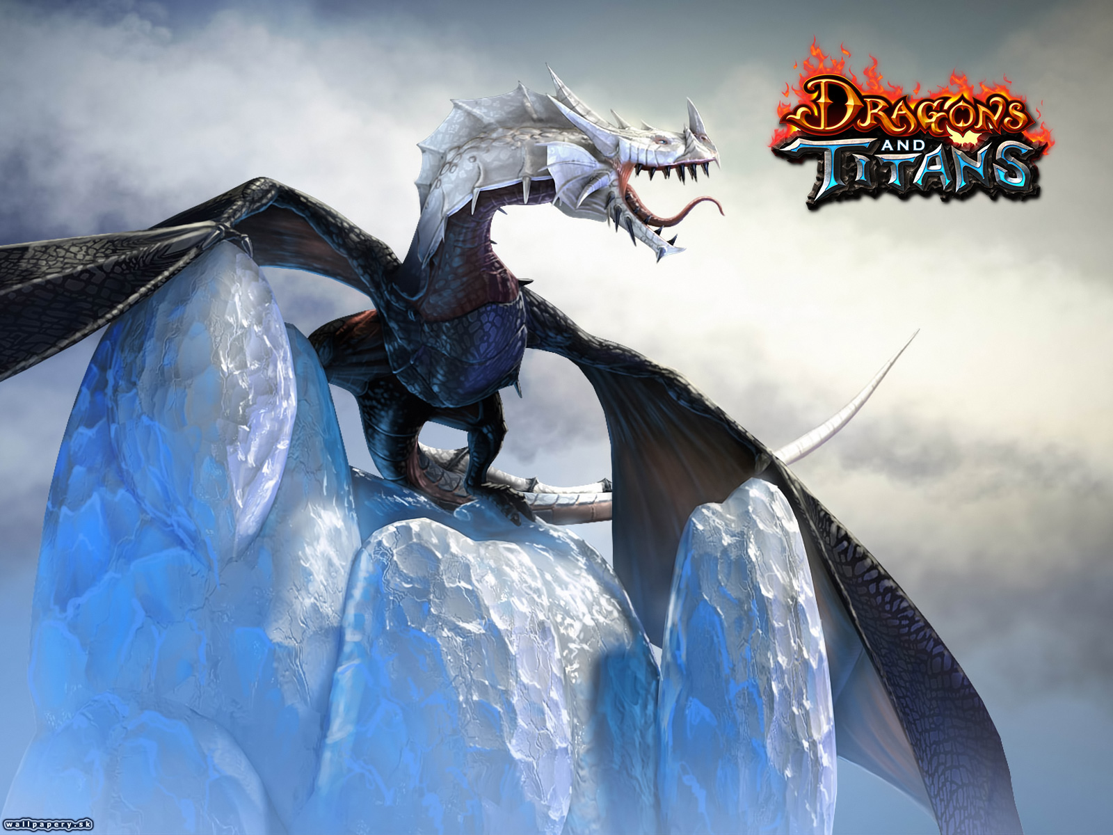 Dragons and Titans - wallpaper 1
