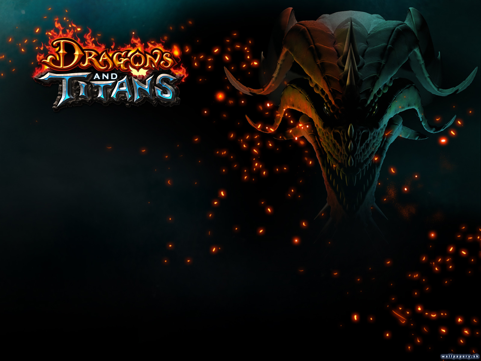 Dragons and Titans - wallpaper 3