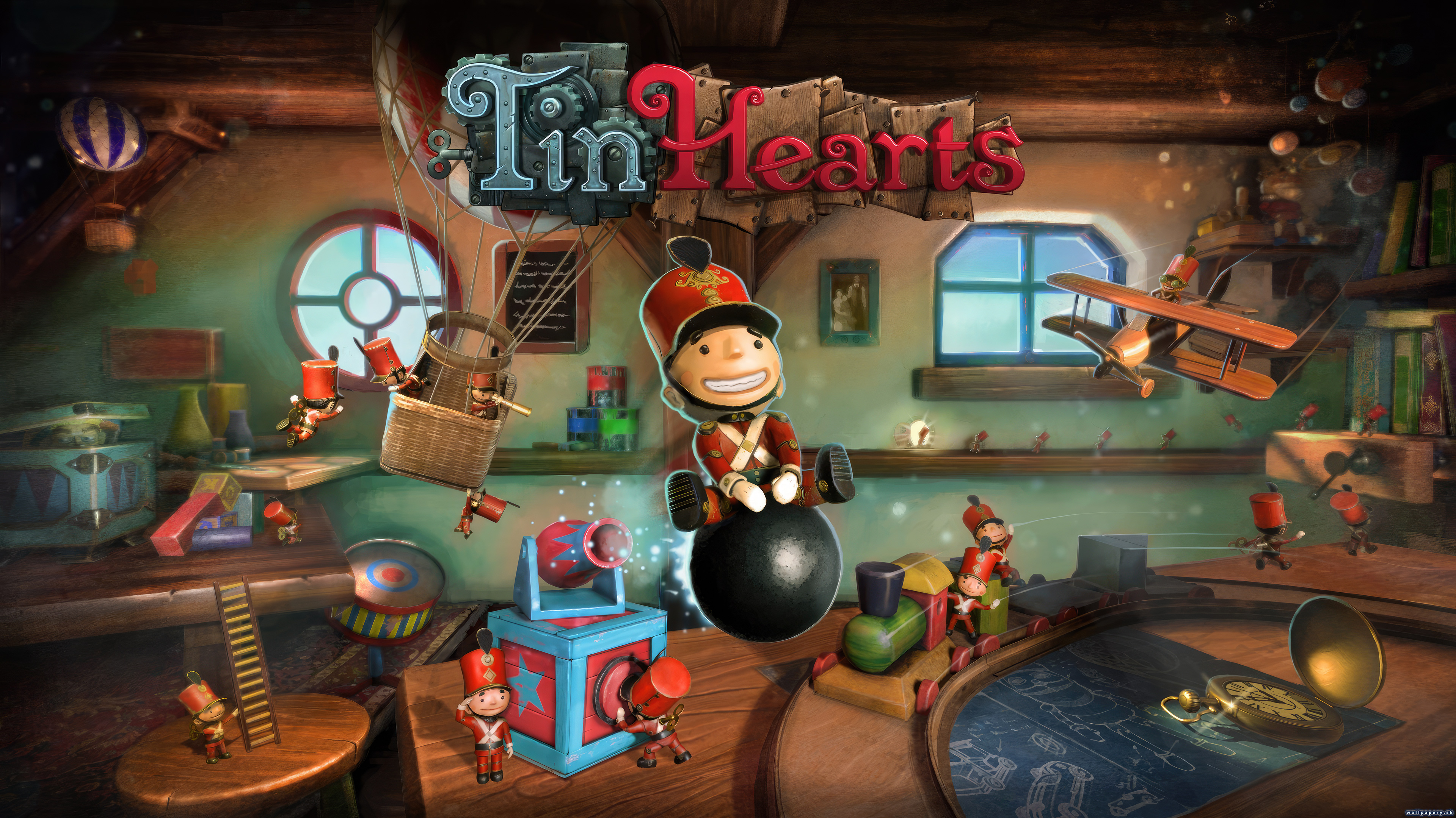 Tin Hearts - wallpaper 1