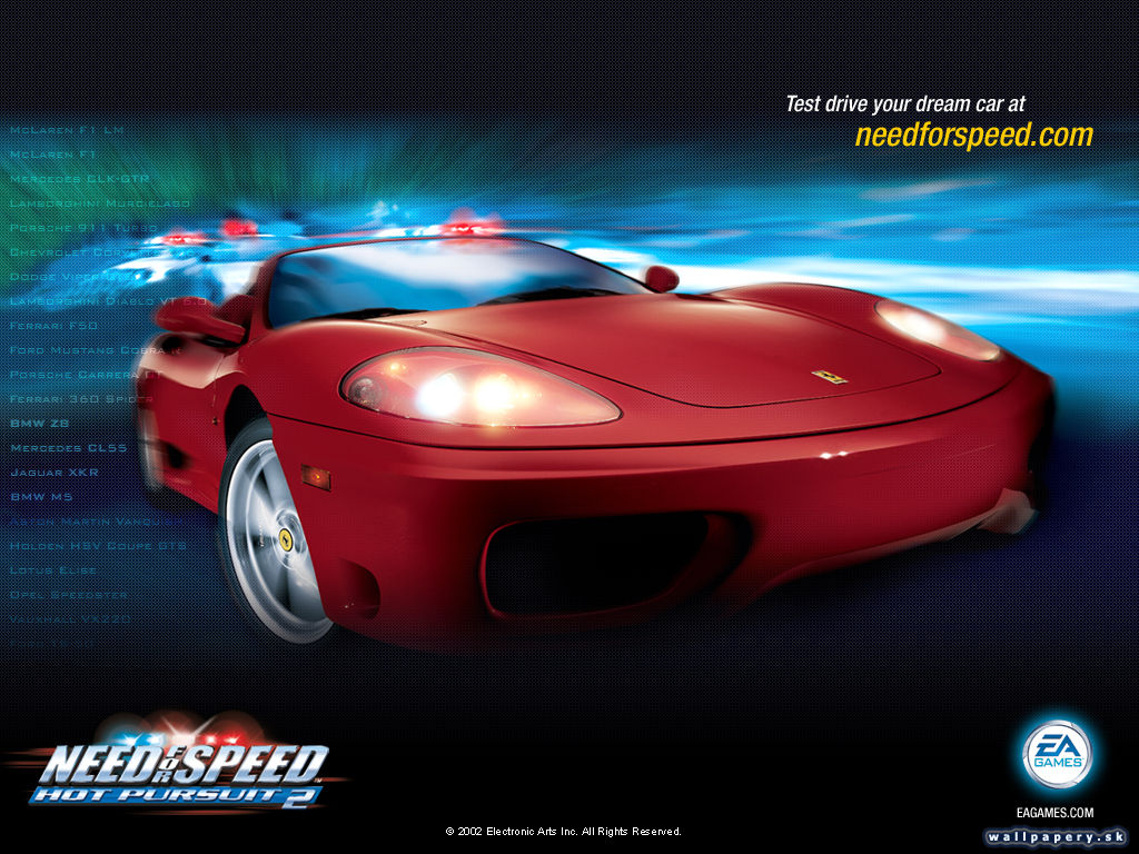 Need for Speed: Hot Pursuit 2 - wallpaper 1