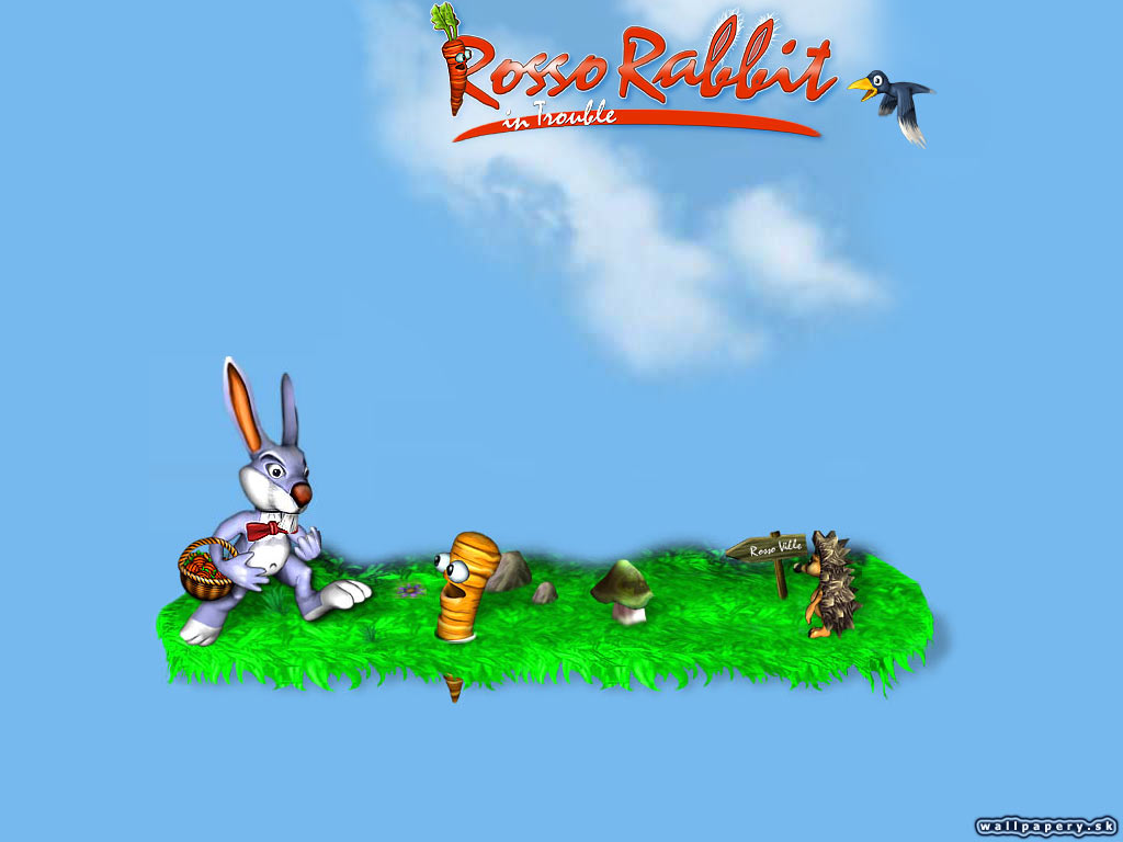 Rosso Rabbit in Trouble - wallpaper 2