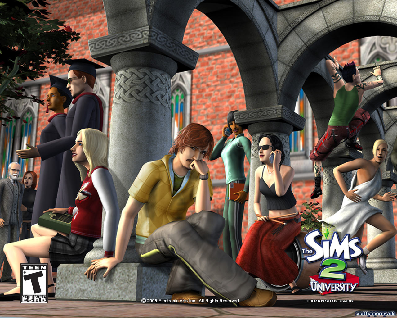 The Sims 2: University - wallpaper 5